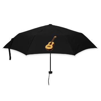 Guitare - Parapluie standard - noir - Devant