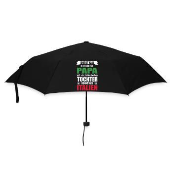 Dad Prettiest Daughter Italy Gift - Umbrella (small) - black - Front