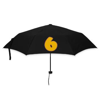 6 - Regenschirm (klein) - Schwarz - Vorne