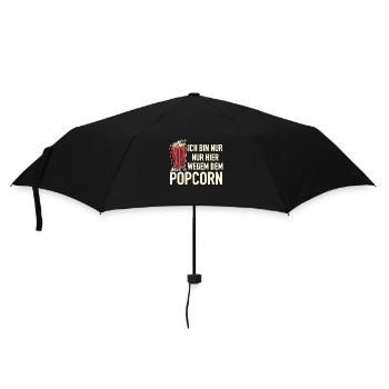 Popcorn Gift, Movie Night, Movie Night, Snacks - Umbrella (small) - black - Front