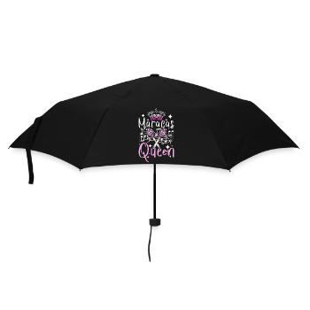 Girl Maracas Queen - Regenschirm (klein) - Schwarz - Vorne