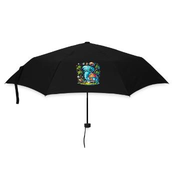 Meteorology children's tornado storm, The storm fan - Umbrella (small) - black - Front