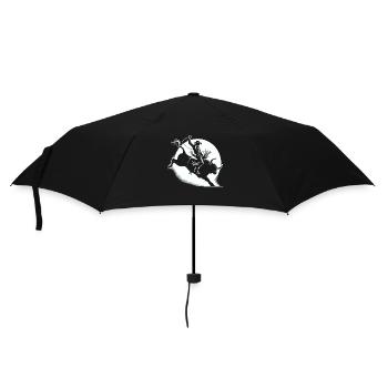Rodeo Bull Riding Livestock Show Farmer Cattle - Umbrella (small) - black - Front