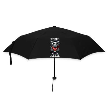 Rodeo Bull Riding Livestock Show Farmer Cattle - Umbrella (small) - black - Front