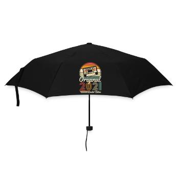 2021 Original 2021 Vintage Vintage Retro anniversa - Umbrella (small) - black - Front