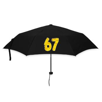 67 years of Lustig Käse - Umbrella (small) - black - Front