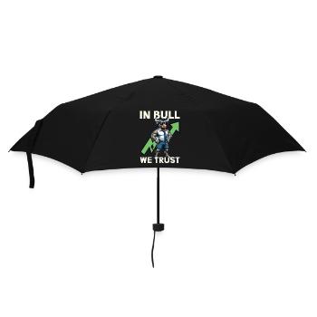 Stock Traders, Forex Traders, Investor Trading - Umbrella (small) - black - Front