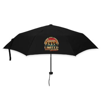 Original 1935 Vintage Retro Anniversary Gift - Umbrella (small) - black - Front