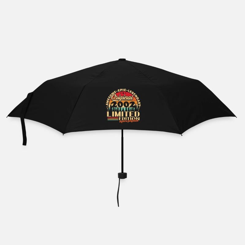 Original 2002 édition limitée Vintage anniversaire - Parapluie standard - noir