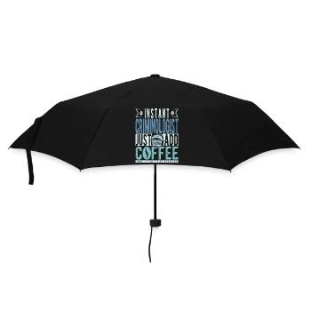 Criminologue instantané Il suffit d’ajouter du café - Parapluie standard - noir - Devant