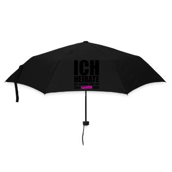 Bachelor Party / Bachelor Party / Weddings / Drinking - Umbrella (small) - black - Front
