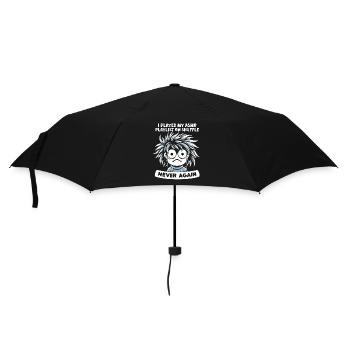 Asmr Whispering Asmr Enthusiast Mindfulness - Umbrella (small) - black - Front
