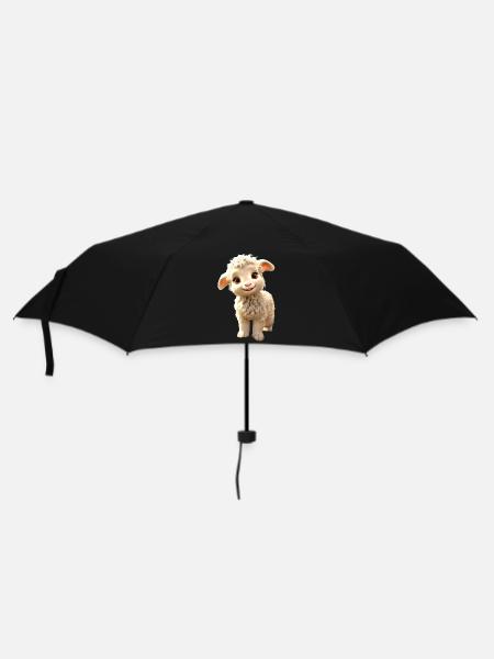 Mouton Agneau Tondre Mouton Berger Mouton Mignon Mouton Mouton - Parapluie standard - noir