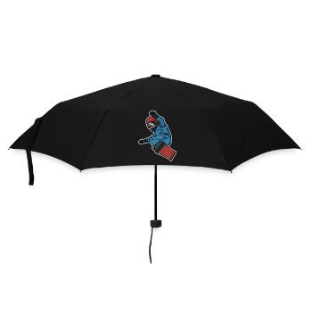 Little Snowboarder - Umbrella (small) - black - Front