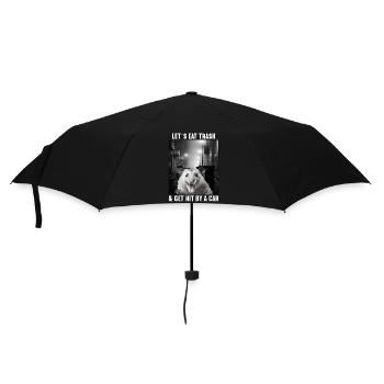 Lets eat Trash and get hit by a Car Opossum Possum - Umbrella (small) - black - Front