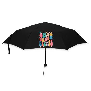 Les mamies contre la droite - Parapluie standard - noir - Devant