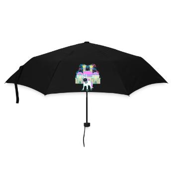 Castle King Fable Unicorn Fairy Tale Character Child Castle - Umbrella (small) - black - Front