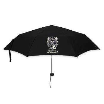 Cadeau pour les amoureux des livres avec - Parapluie standard - noir - Devant