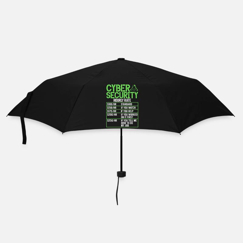 Cyber security hacker hacking - Umbrella (small) - black
