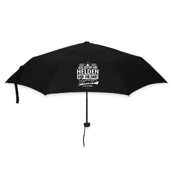 Jede Zeit hat Ihre Helden Ihr habt Damian - Regenschirm (klein) - Schwarz - Vorne