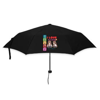 I Love Sketching - Umbrella (small) - black - Front