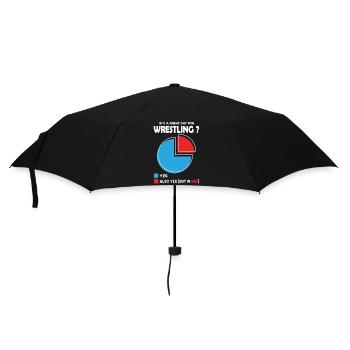 Est-ce un grand jour pour la lutte ? - Parapluie standard - noir - Devant