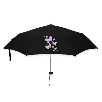 Butterfly, Butterfly, Animal, Colorful, Color - Umbrella (small) - black - Front