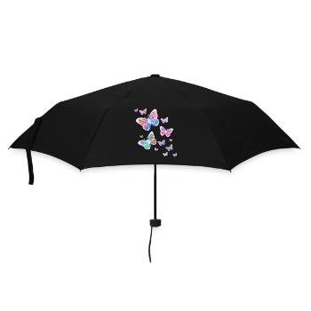 Butterfly, Butterfly, Animal, Colorful, Color - Umbrella (small) - black - Front