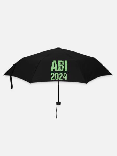 Abitur Junge Mädchen Abi Abitur 2024 - Regenschirm (klein) - Schwarz