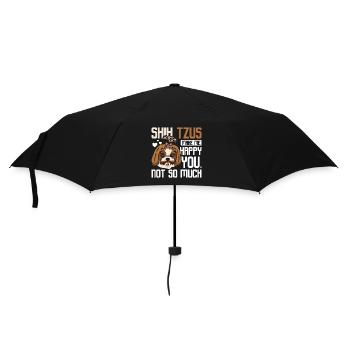 Shih tzus make me happy you not so much - Umbrella (small) - black - Front