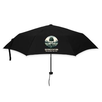 Changement climatique Environnement Jour de la Terre Planète - Parapluie standard - noir - Devant