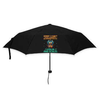 Désolé, je ne peux pas, je suis dans une relation engagée avec - Parapluie standard - noir - Devant