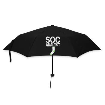 Cyber-sicherheits-hacker-hacking - Regenschirm (klein) - Schwarz - Vorne