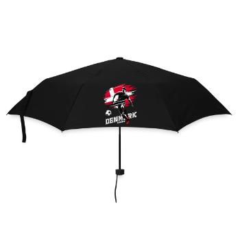 Football Denmark Denmark Flag Flag Player - Umbrella (small) - black - Front