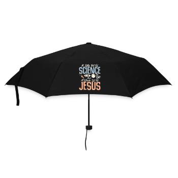 Un peu de science et beaucoup de Jésus I - Parapluie standard - noir - Devant