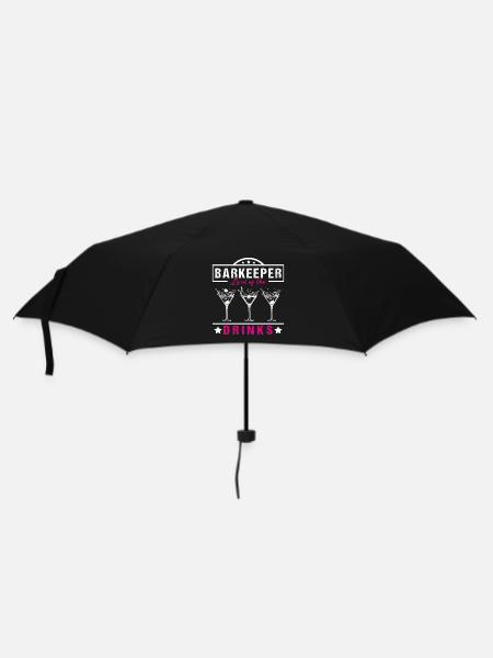 Barkeeper Lord - Regenschirm (klein) - Schwarz