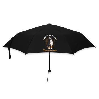 Bernedoodle Dog - Umbrella (small) - black - Front