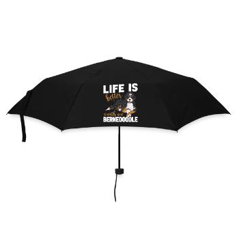 Bernedoodle Dog - Umbrella (small) - black - Front