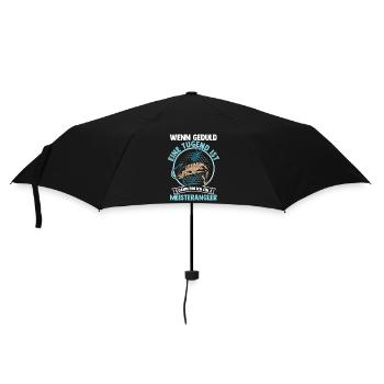 Pêcheur à la ligne Canne à pêche Pêche - Parapluie standard - noir - Devant