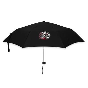 Cowboy Barn Bull Rider Rodeo Country Western - Umbrella (small) - black - Front