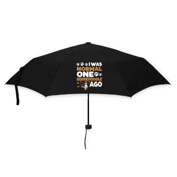 Bernedoodle Dog - Umbrella (small) - black - Front
