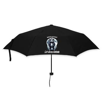 I hate people morning grouch in the office funny - Umbrella (small) - black - Front