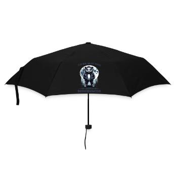 I hate people morning grouch in the office funny - Umbrella (small) - black - Front