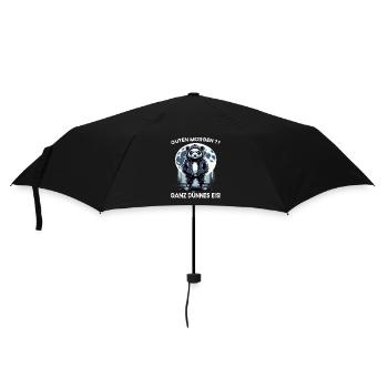 I hate people morning grouch in the office funny - Umbrella (small) - black - Front