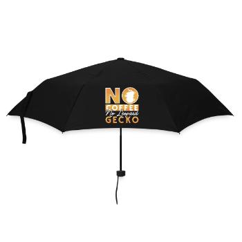 Leopard Gecko No Coffee No Reptiles Coffee Lover - Umbrella (small) - black - Front