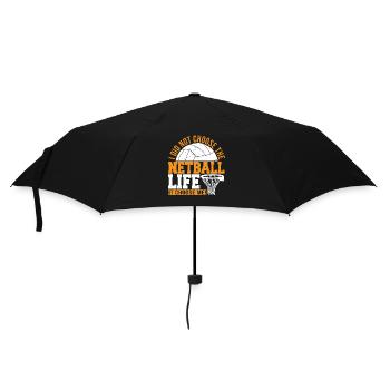 Love Netball Netball Player Gift - Umbrella (small) - black - Front