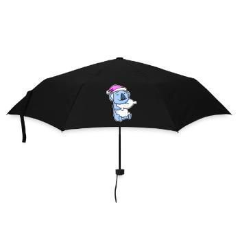 Koala Bear Tired Sleeping Sleeping Girl - Umbrella (small) - black - Front