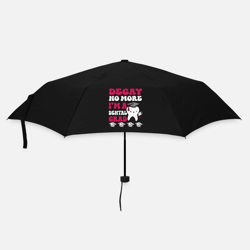 Humour pour les étudiants en médecine dentaire - Parapluie standard - noir
