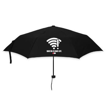 Bathroom Wi-Fi Bad Life Wifi Saying Internet Signal - Umbrella (small) - black - Front