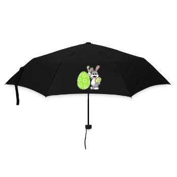 Bunny Easter Coloring - Umbrella (small) - black - Front